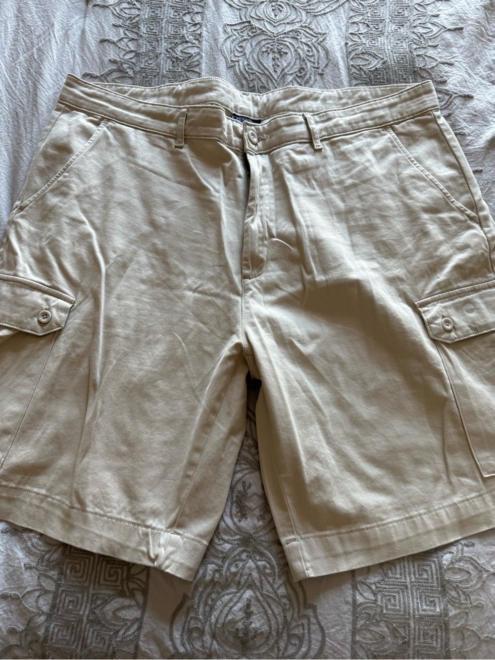 St. John's Bay Men's Khaki Cargo Shorts
